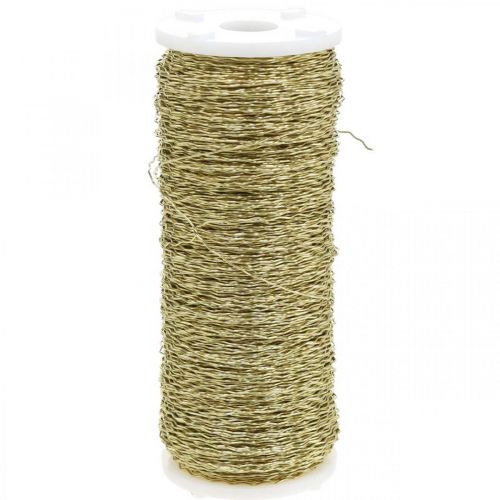 Bouillon effect wire 100g gold
