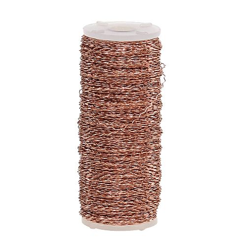 Floristik24 Bouillon effect wire 100g copper