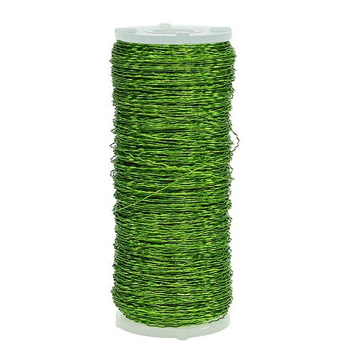 Floristik24 Bouillon effect wire Ø0.30mm 100g 140m apple green