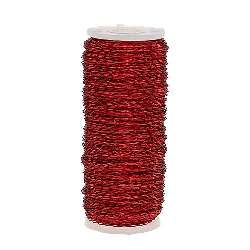 Floristik24 Bouillon effect wire Ø0.30mm 100g/140m red