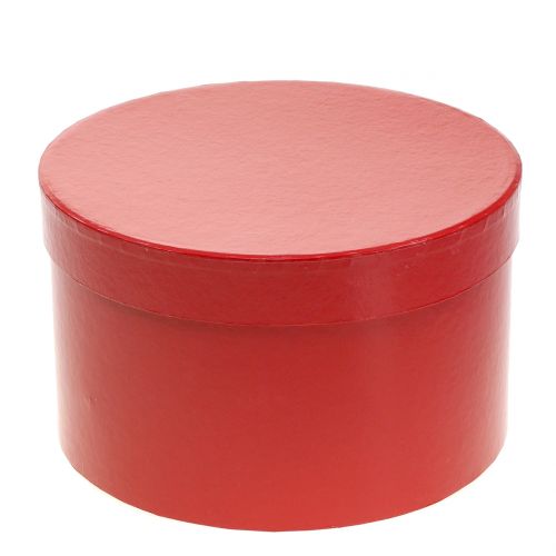 Product Flower box red glossy Ø18/20cm 2 pcs