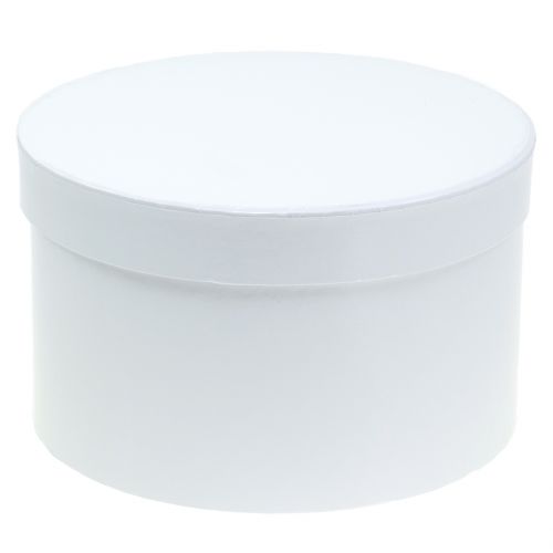 Floristik24 Flower box white Ø18 / 20cm 2pcs