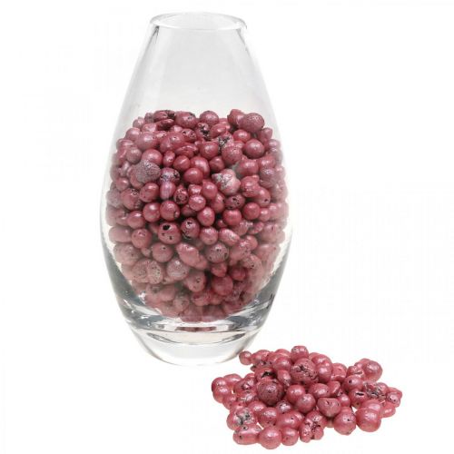Brilliant deco pearls red pearl granules 4-8mm 330ml
