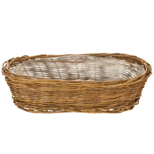 Bread basket approx. 30cm oval unpeeled | Floristik24.co.uk