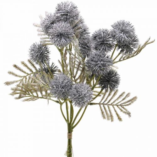 Floristik24 Artificial Thistle Blue Globe thistle L33cm 3pcs