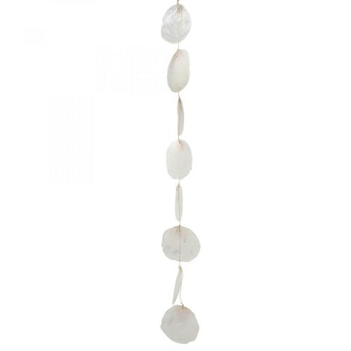 Floristik24 Capiz shell garland mother-of-pearl, maritime decoration 100cm