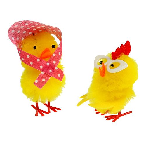 Floristik24.co.uk Chenille chicks 5cm yellow 6pcs872574