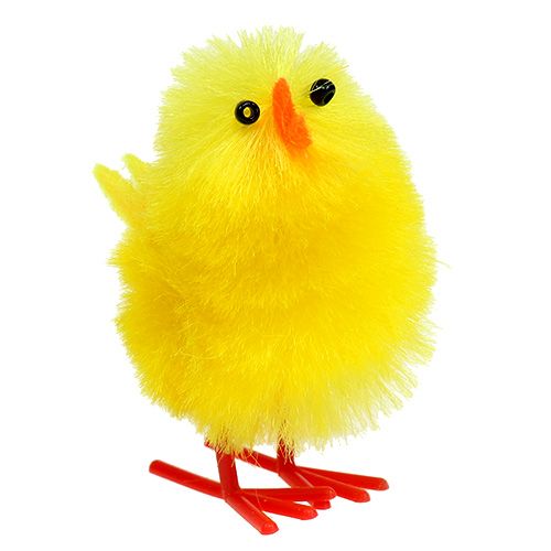 Floristik24 Chenille chicks 5cm yellow 10pcs