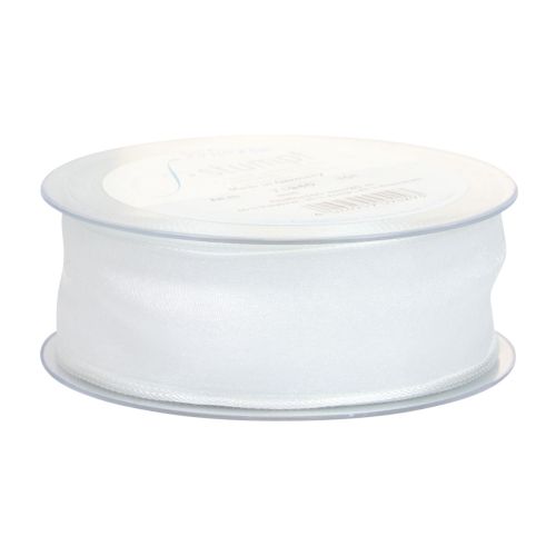 Product Chiffon ribbon organza ribbon decorative ribbon organza white 40mm 20m