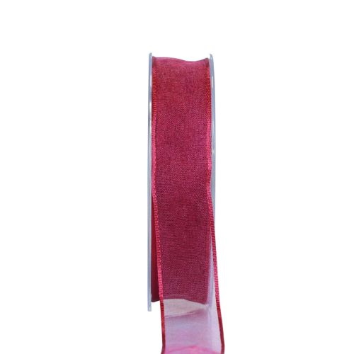 Product Chiffon ribbon organza ribbon decorative ribbon organza purple 15mm 20m