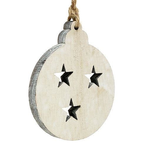 Floristik24 Christmas decorations for hanging Wood 5-7cm 14pcs