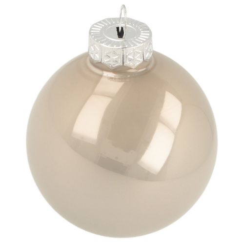 Product Christmas tree ball glass pink cream Ø60mm 24 pcs