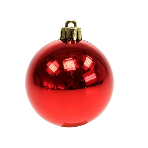 Product Christmas ball mix white, red, silver Ø5,5cm 30pcs