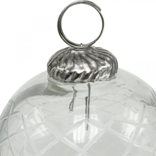 Product Christmas tree balls, Christmas balls transparent Ø7.5cm 3pcs