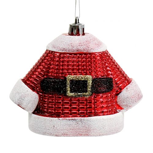Product Christmas tree decorations red, white 3pcs
