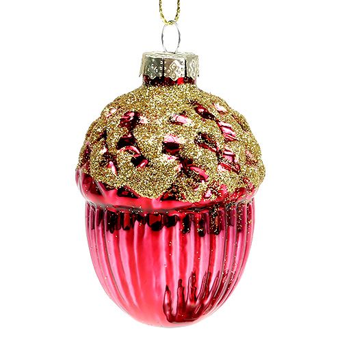Floristik24 Christmas tree decorations acorn to hang 8cm ass. 4p