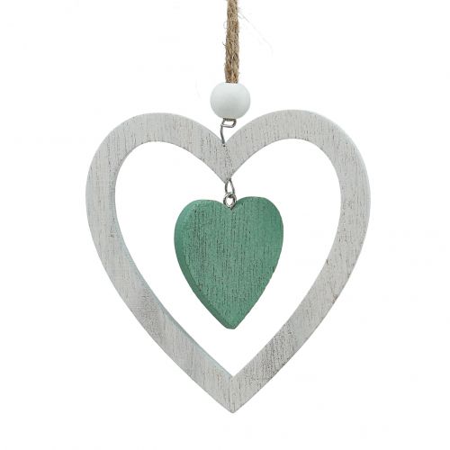 Product Christmas Tree Decoration Mix Green, White 10cm 9pcs