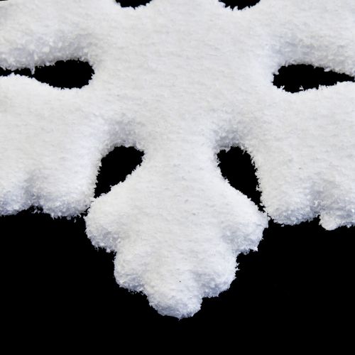 Product Christmas tree decoration snowflake hanging decoration Christmas white 15cm