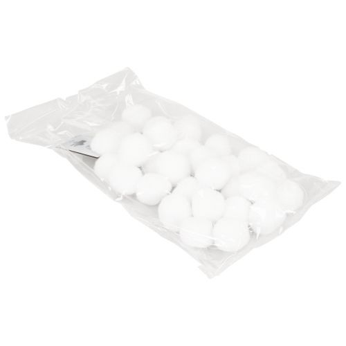 Floristik24 Christmas tree decoration snowball garland decoration white 185cm