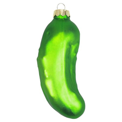 Floristik24 Christmas tree decoration Christmas cucumber glass 10cm