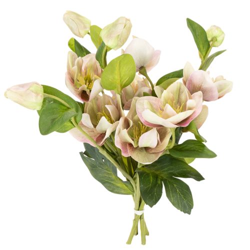 Christmas rose artificial flower decoration, 30cm bunch of 4 pieces