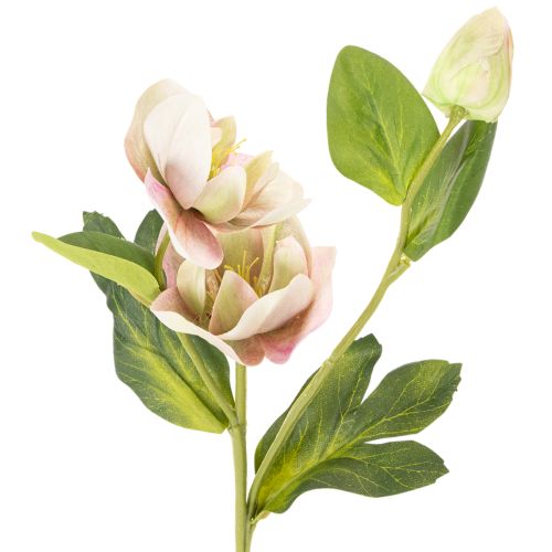 Christmas rose artificial flower decoration, 30cm bunch of 4 pieces | Floristik24.co.uk