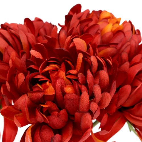Product Chrysanthemum Bouquet Vermilion 28cm 6 pcs