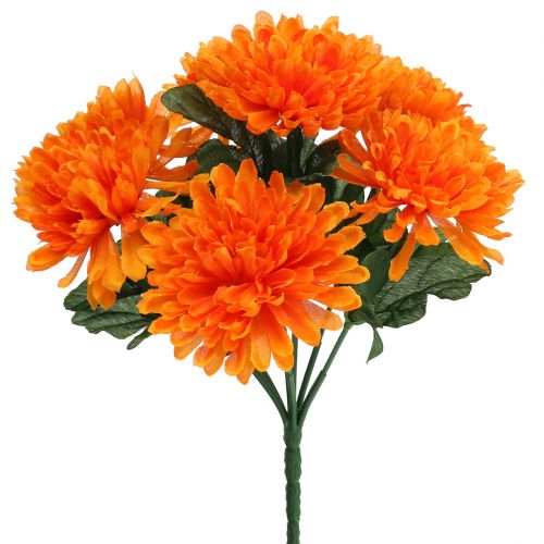 Floristik24 Chrysanthemum Orange with 7 flowers