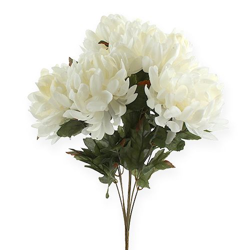 Floristik24 Chrysanthemum bush cream 47cm 2pcs