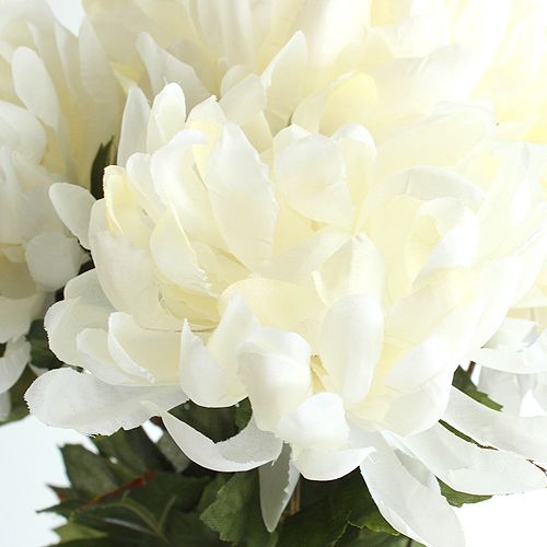 Product Chrysanthemum bush cream 47cm 2pcs