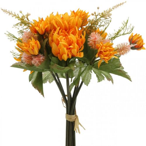 Floristik24 Chrysanthemum bouquet Mix Orange 35cm