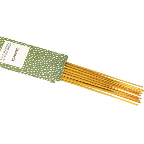 Product Citronella Incense Sticks Bamboo L50cm 20 Sticks x 2