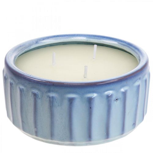 Citronella candle in pot Scented candle lemon Ø18cm H8cm