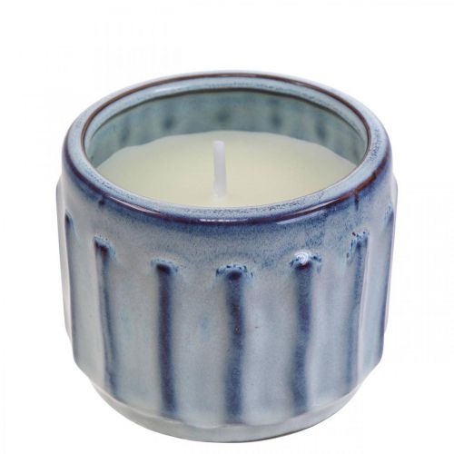 Citronella candle in a pot scented candle lemon Ø10.5cm H8cm