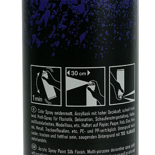 Floristik24 Color spray silk matt 400ml royal blue