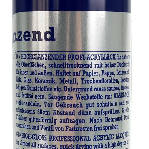 Floristik24 Color Spray Metallic Glossy Silver 400ml