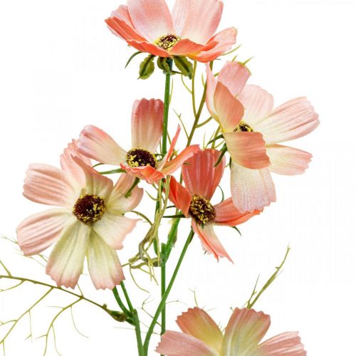 Floristik24 Cosmea jewelry basket Peach artificial flowers summer flowers 61cm