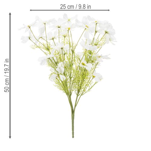 Product Artificial Cosmos flowers, summer decoration for table and room, 50cm