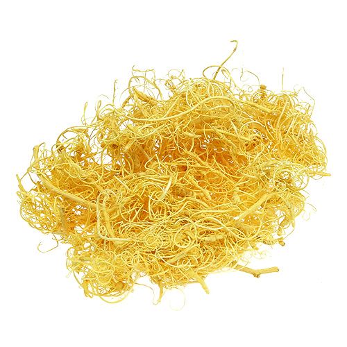 Floristik24 Curly moss light yellow 350g