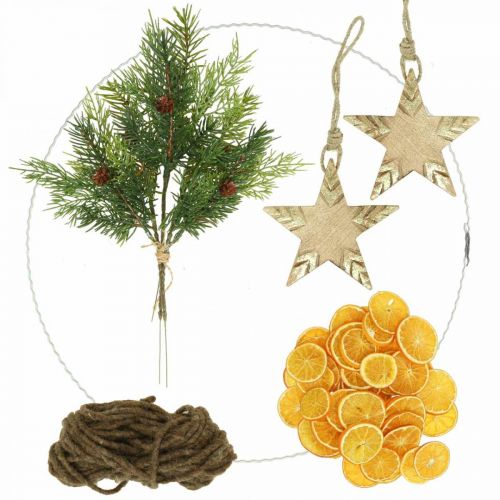 Floristik24 DIY Box Orange Wreath
