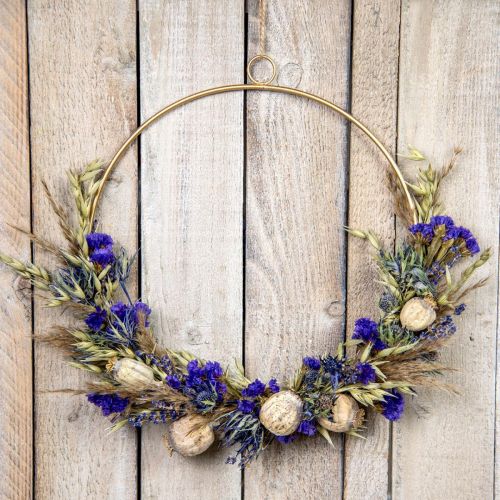 Product DIY Box Dried Flowers Loop Meadow Flowers Dried Ø35cm