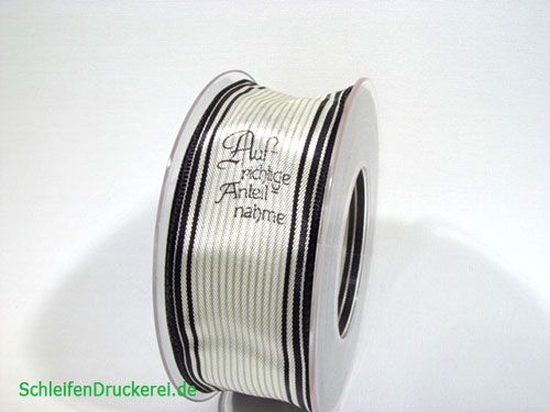 Floristik24 Mourning ribbon Br: 40mm L: 20m