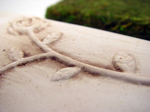 Floristik24 Book moss 32x20cm with ceramic page 3pcs