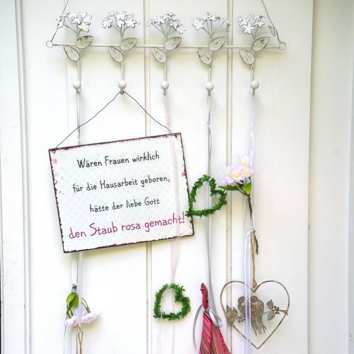 Floristik24 Hook rail Vintage 44cm x 14cm