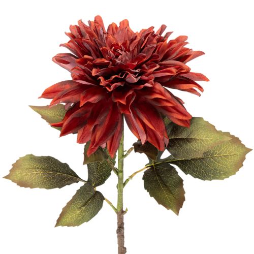 Artificial Dahlia Flower with Long Stem 68cm in Red buy online | Floristik24.co.uk