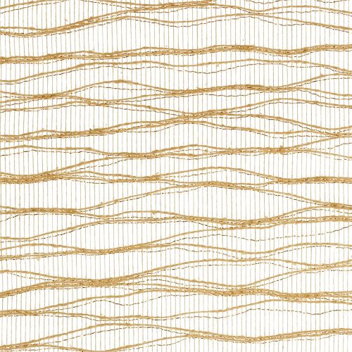 Floristik24 Deco Wave table hinge 26cm x 300cm metallic gold