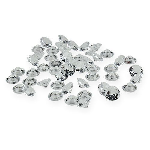 Deco diamonds 12mm natural 170 pcs