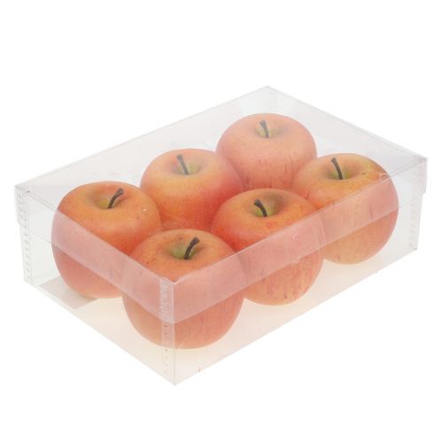 Floristik24 Decorative Apples Cox Orange 7cm 6 pcs