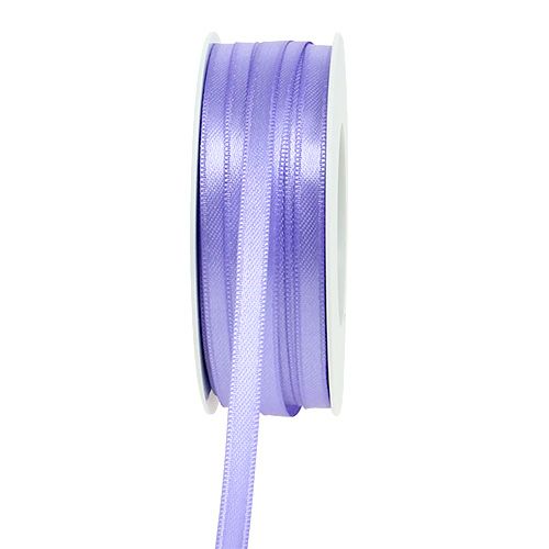 Decorative ribbon light purple satin ribbon gift ribbon 6mm 50m