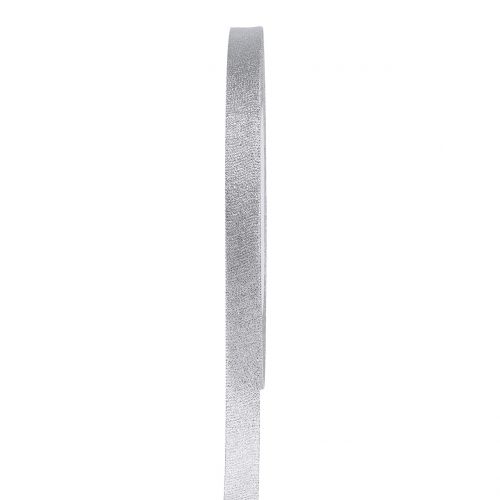 Decorative ribbon silver 6mm 22,5m